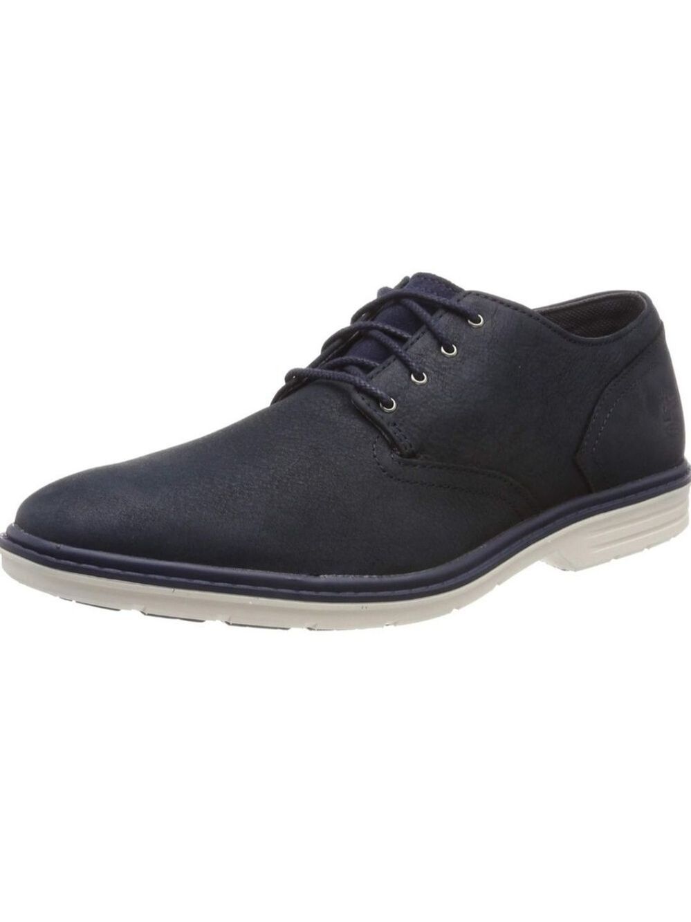 Timberland Premium Waterproof NuBuck Leather Oxford Navy Blue Shoes